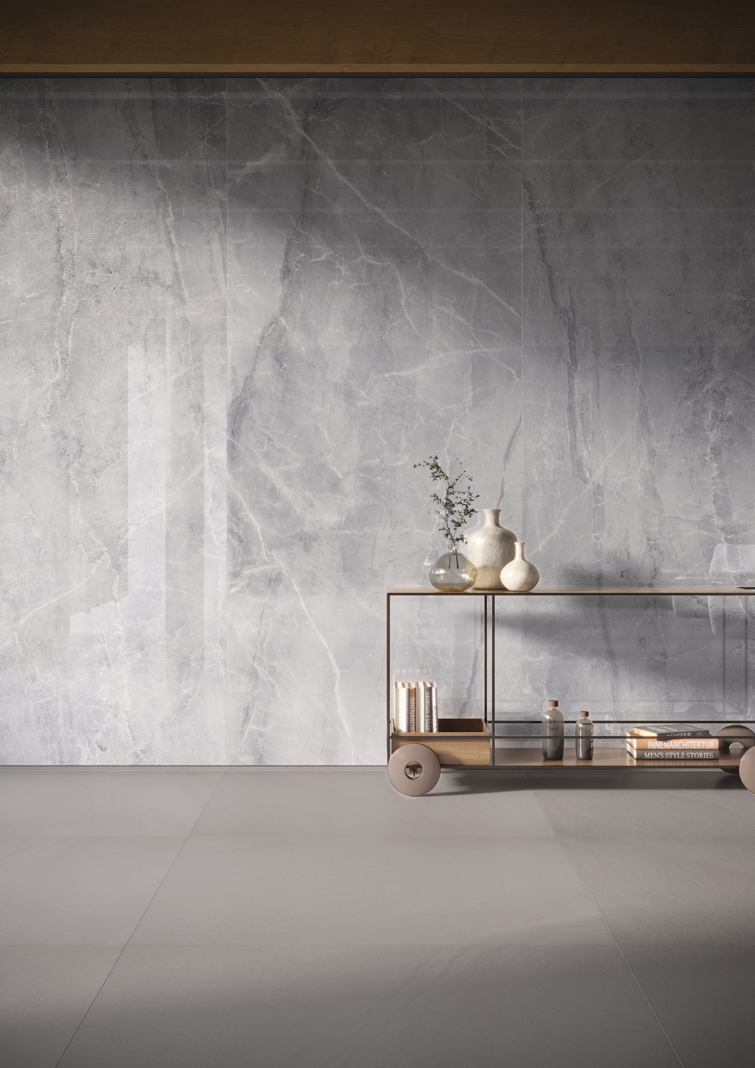 In the image: Gray Marble