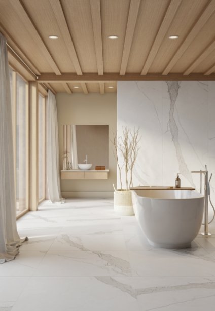 Na imagem: Calacatta Blanc