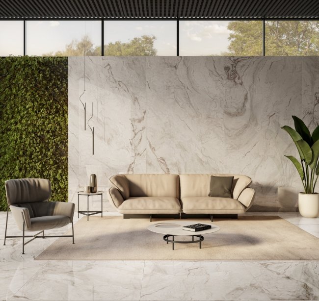 Na imagem: Quartzites Siena Chanti